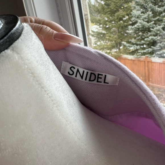 Snidel wool jacket light purple one size-NEW - Picture 6 of 6